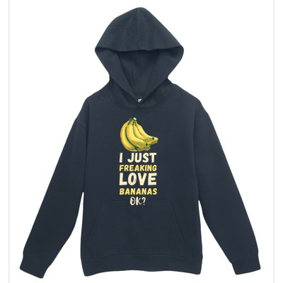 Banana I Just Like Banana Summer Fruit Banana Fruit Lovers Gift Urban Pullover Hoodie