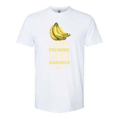 Banana I Just Like Banana Summer Fruit Banana Fruit Lovers Gift Softstyle CVC T-Shirt