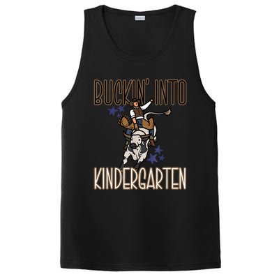 Buckin Into Kindergarten Back To School Cowboy Western PosiCharge Competitor Tank