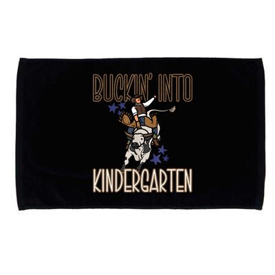 Buckin Into Kindergarten Back To School Cowboy Western Microfiber Hand Towel