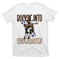 Buckin Into Kindergarten Back To School Cowboy Western T-Shirt