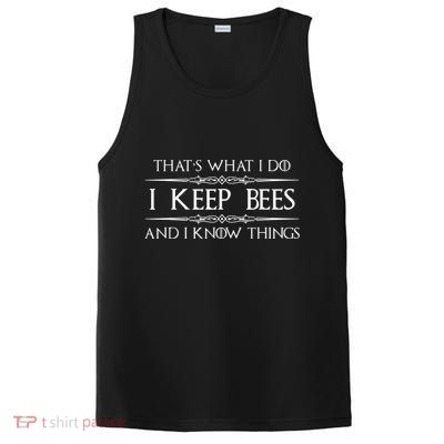 Beekeeper I Keep Bees & I Know Things Beekeeping Bee PosiCharge Competitor Tank