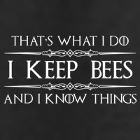 Beekeeper I Keep Bees & I Know Things Beekeeping Bee Golf Towel