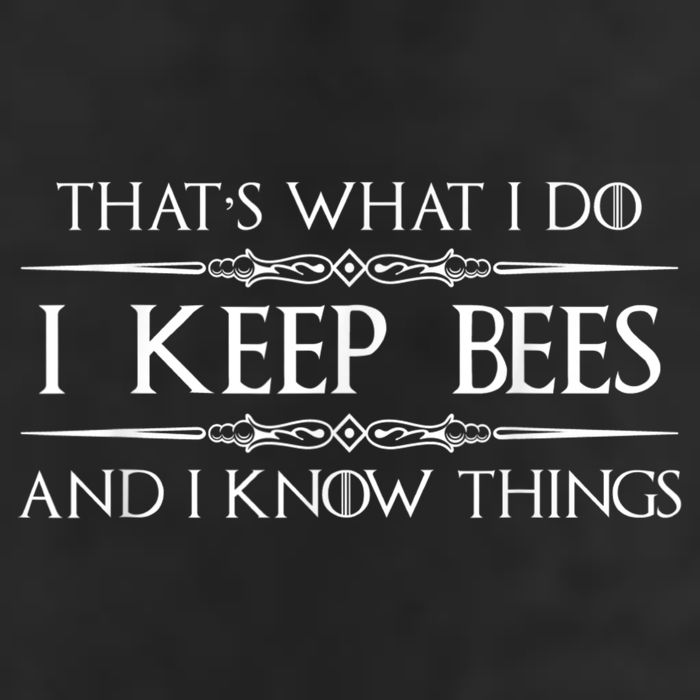 Beekeeper I Keep Bees & I Know Things Beekeeping Bee Golf Towel