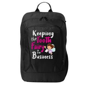 Best Im Keeping The Tooth Fairy Busy Gift City Backpack