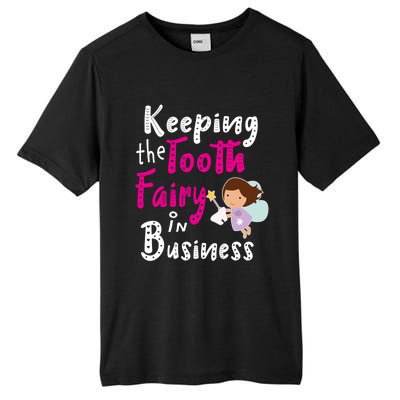 Best Im Keeping The Tooth Fairy Busy Gift Tall Fusion ChromaSoft Performance T-Shirt