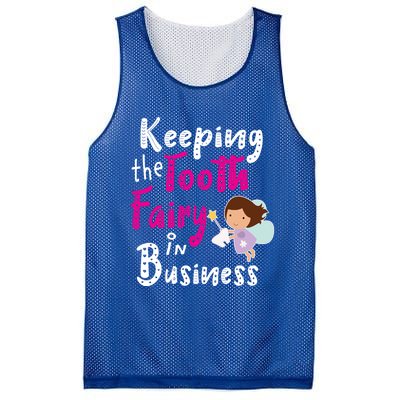 Best Im Keeping The Tooth Fairy Busy Gift Mesh Reversible Basketball Jersey Tank