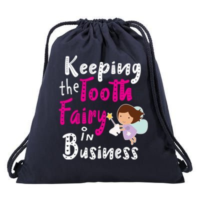 Best Im Keeping The Tooth Fairy Busy Gift Drawstring Bag