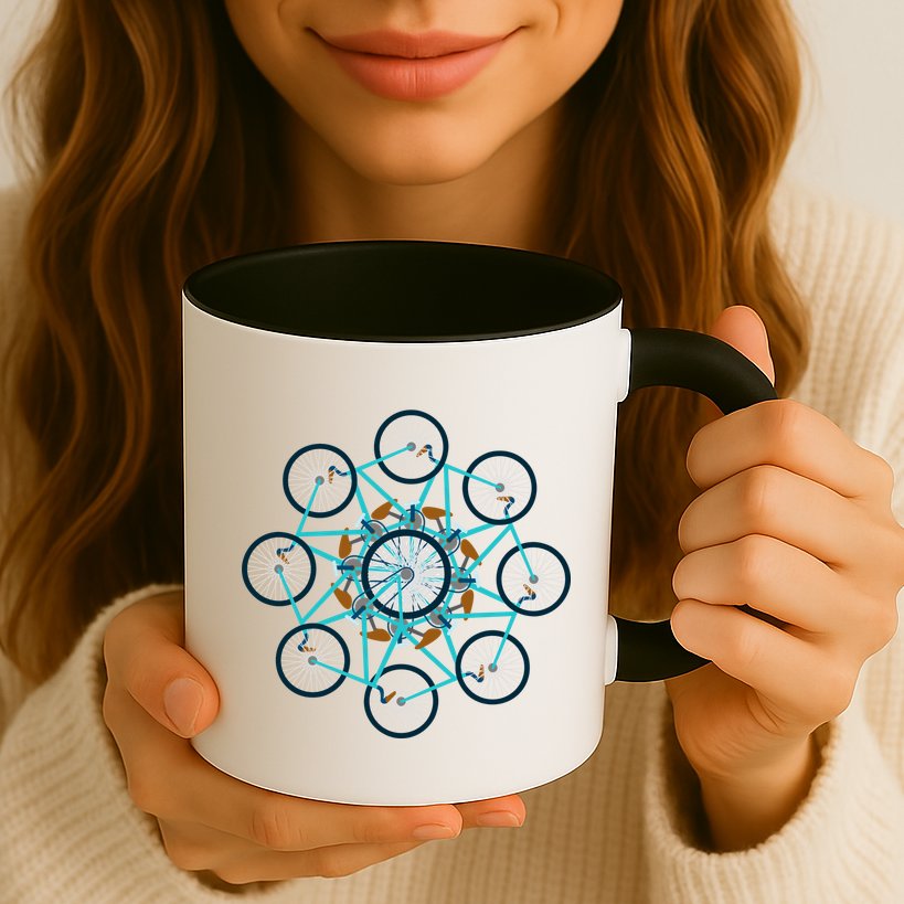 Bike Cycling Pattern Mug