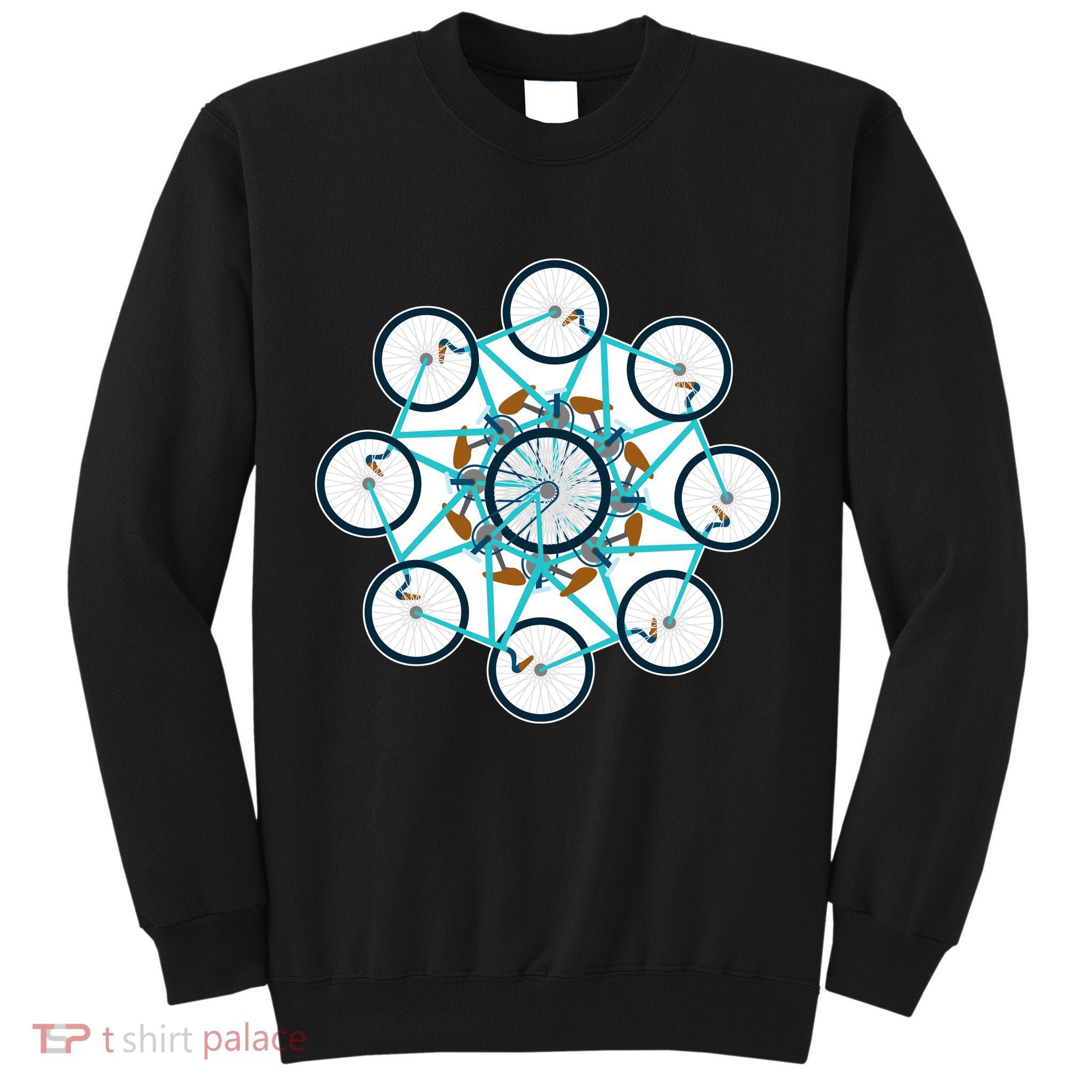 Bike Cycling Pattern Tall Sweatshirt