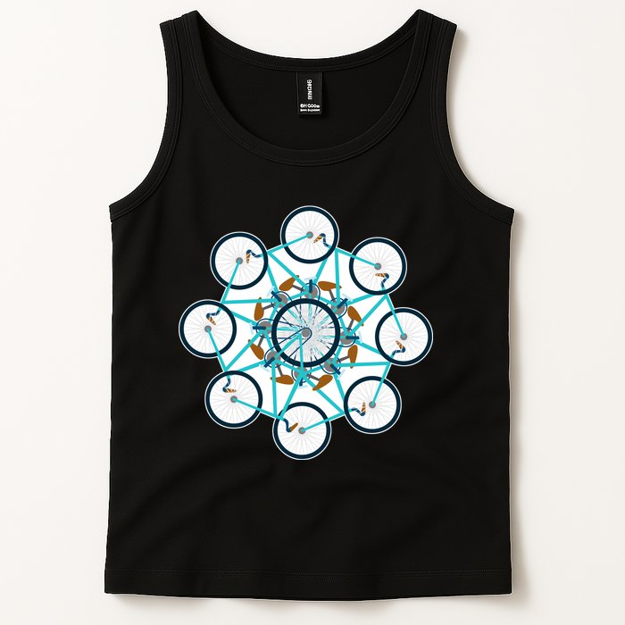 Bike Cycling Pattern Tank Top