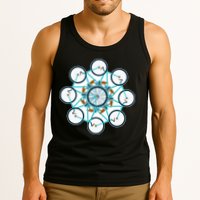 Bike Cycling Pattern Tank Top