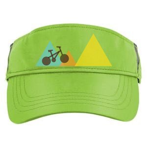 Bike Mountain Simple Logo Adult Drive Performance Visor