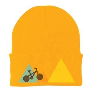 Bike Mountain Simple Logo Knit Cap Winter Beanie