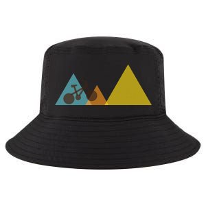 Bike Mountain Simple Logo Cool Comfort Performance Bucket Hat