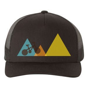 Bike Mountain Simple Logo Yupoong Adult 5-Panel Trucker Hat