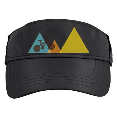 Bike Mountain Simple Logo Adult Drive Performance Visor