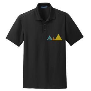 Bike Mountain Simple Logo Dry Zone Grid Polo