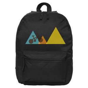 Bike Mountain Simple Logo 16 in Basic Backpack