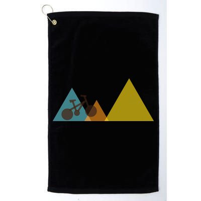 Bike Mountain Simple Logo Golf Towel