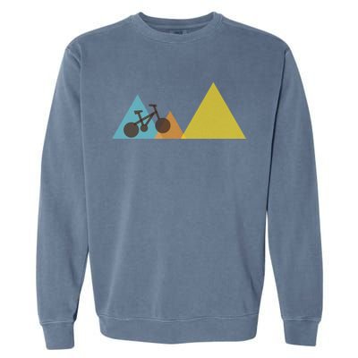 Bike Mountain Simple Logo Garment-Dyed Sweatshirt