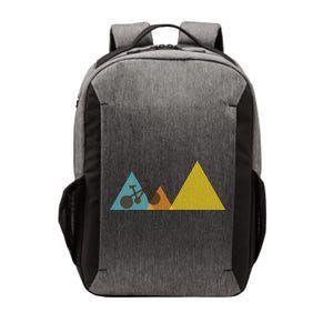 Bike Mountain Simple Logo Vector Backpack