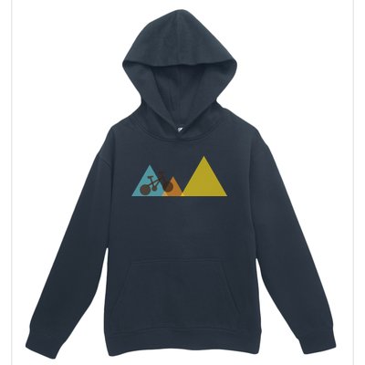 Bike Mountain Simple Logo Urban Pullover Hoodie