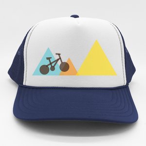 Bike Mountain Simple Logo Trucker Hat