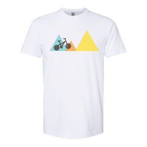 Bike Mountain Simple Logo Softstyle® CVC T-Shirt