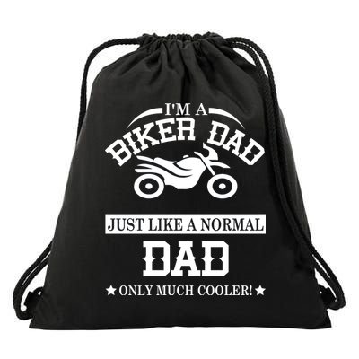 Biker Dad Drawstring Bag