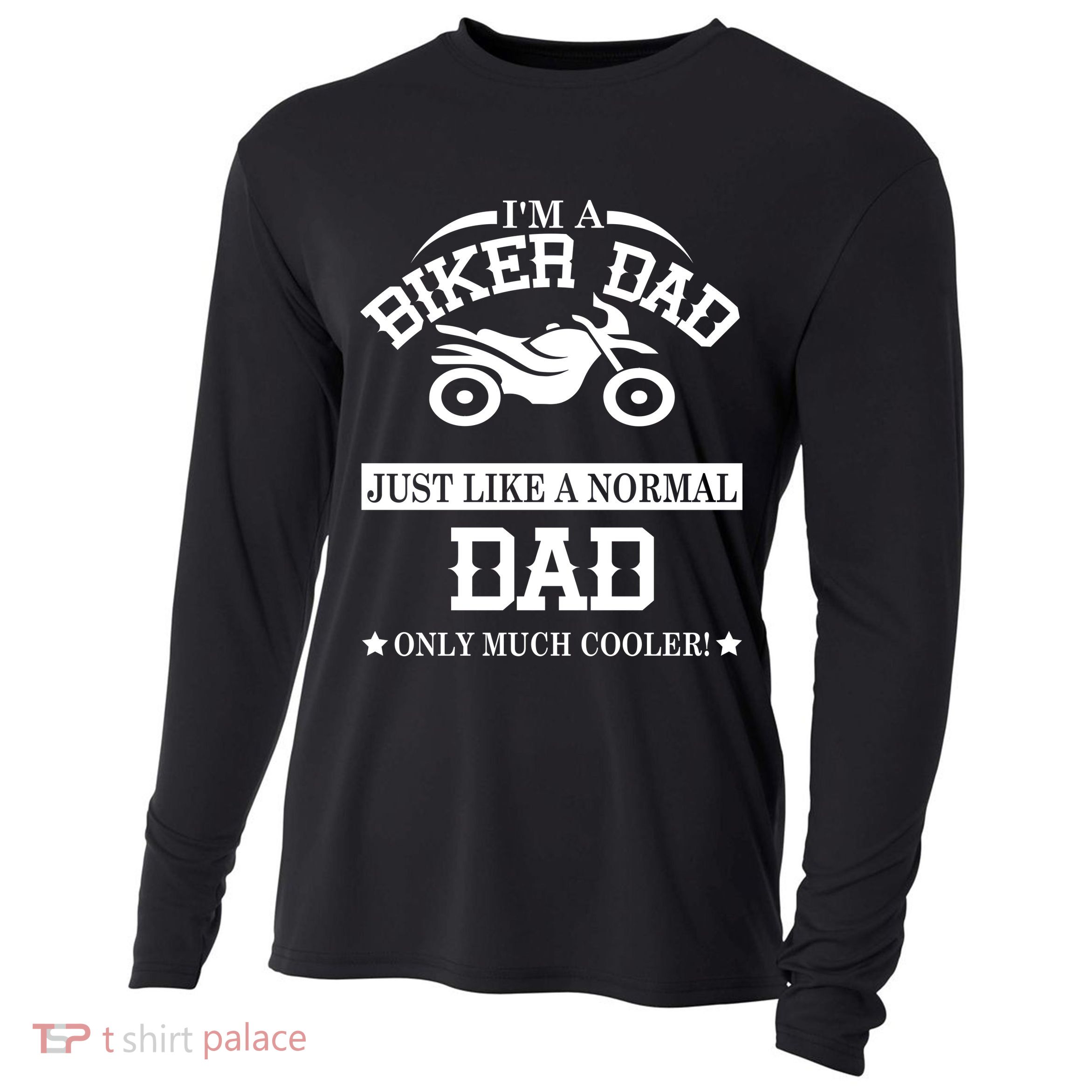 Biker Dad Cooling Performance Long Sleeve Crew