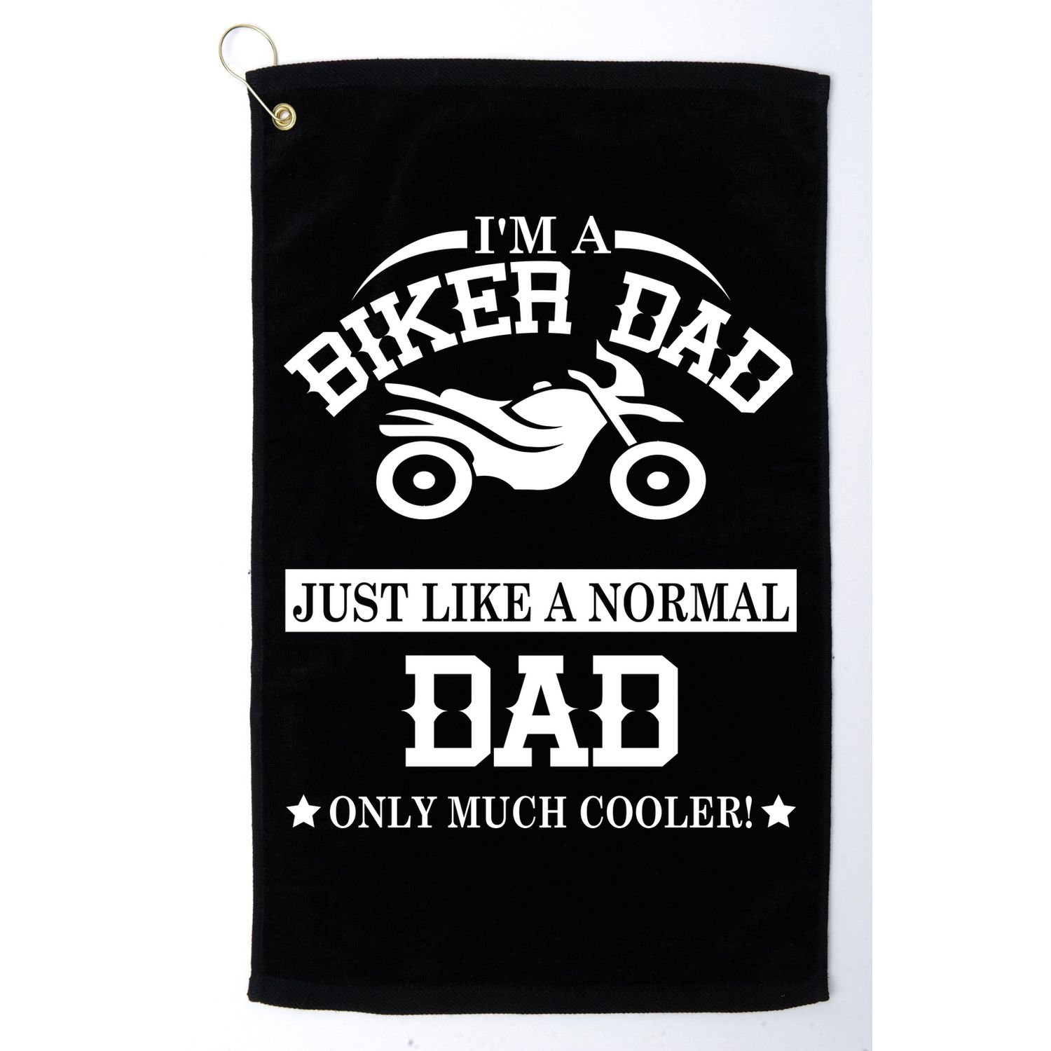 Biker Dad Golf Towel