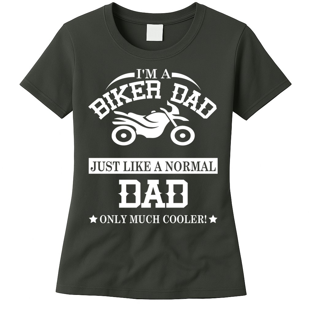 Biker Dad Womens T-Shirt