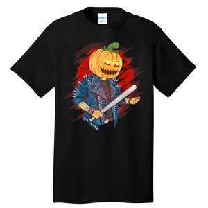 Biker Pumpkin Cool Halloween Tall T-Shirt