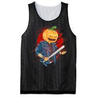 Biker Pumpkin Cool Halloween Mesh Reversible Basketball Jersey Tank