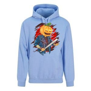 Biker Pumpkin Cool Halloween Unisex Surf Hoodie