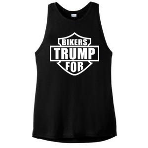 Bikers For Trump Ladies PosiCharge Tri-Blend Wicking Tank