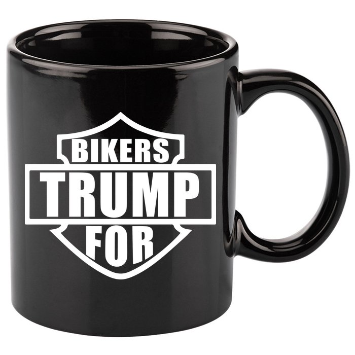 Bikers For Trump 11oz C Handle Ceramic Mug