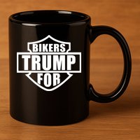 Bikers For Trump 11oz C Handle Ceramic Mug