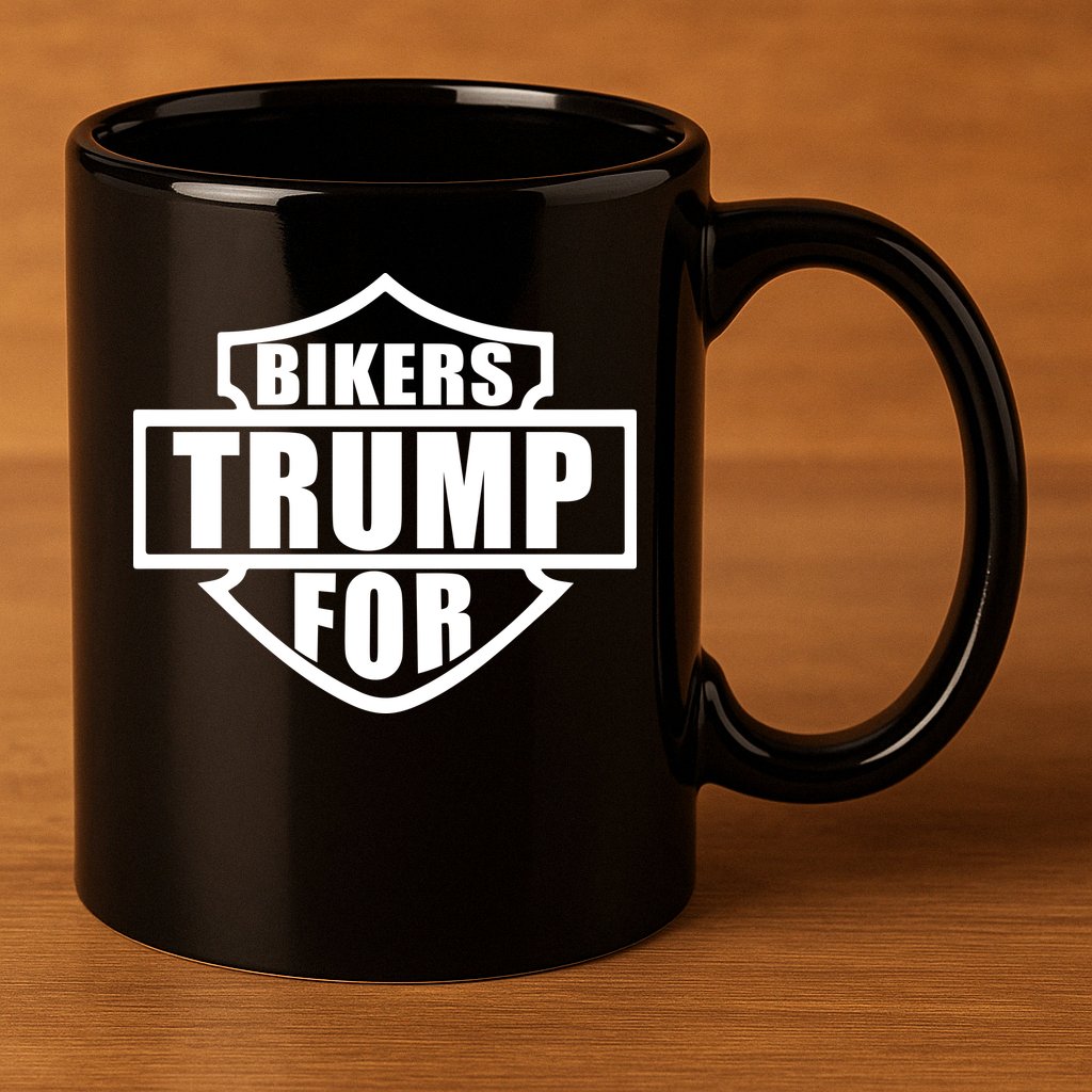 Bikers For Trump 11oz C Handle Ceramic Mug