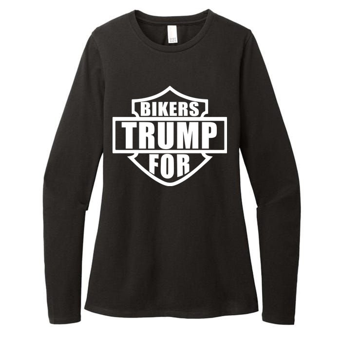 Bikers For Trump Womens CVC Long Sleeve Shirt