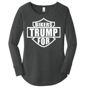 Bikers For Trump Women's Perfect Tri Tunic Long Sleeve Shirt