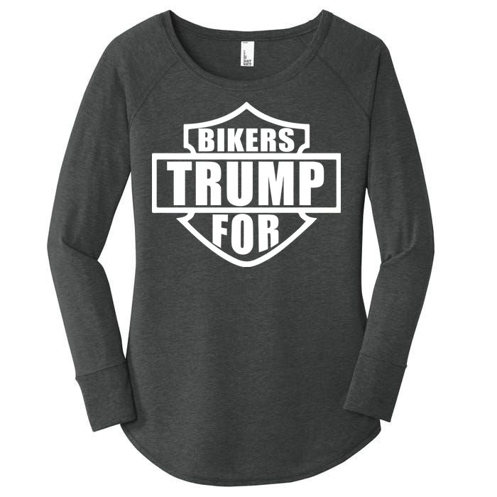 Bikers For Trump Women's Perfect Tri Tunic Long Sleeve Shirt