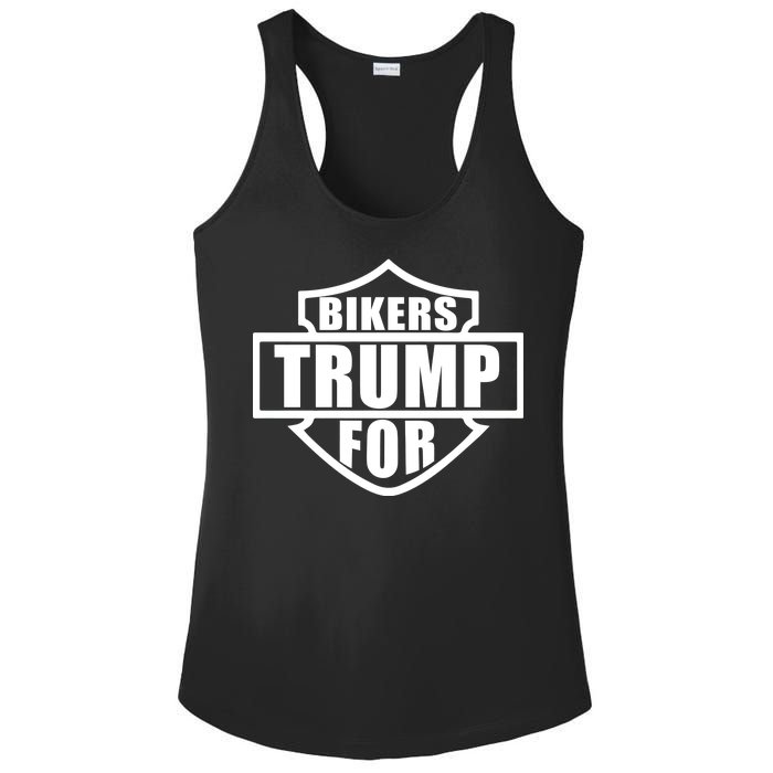 Bikers For Trump Ladies PosiCharge Competitor Racerback Tank