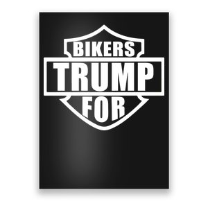 Bikers For Trump Poster