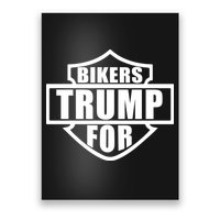 Bikers For Trump Poster