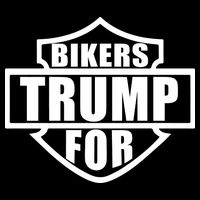 Bikers For Trump Poster