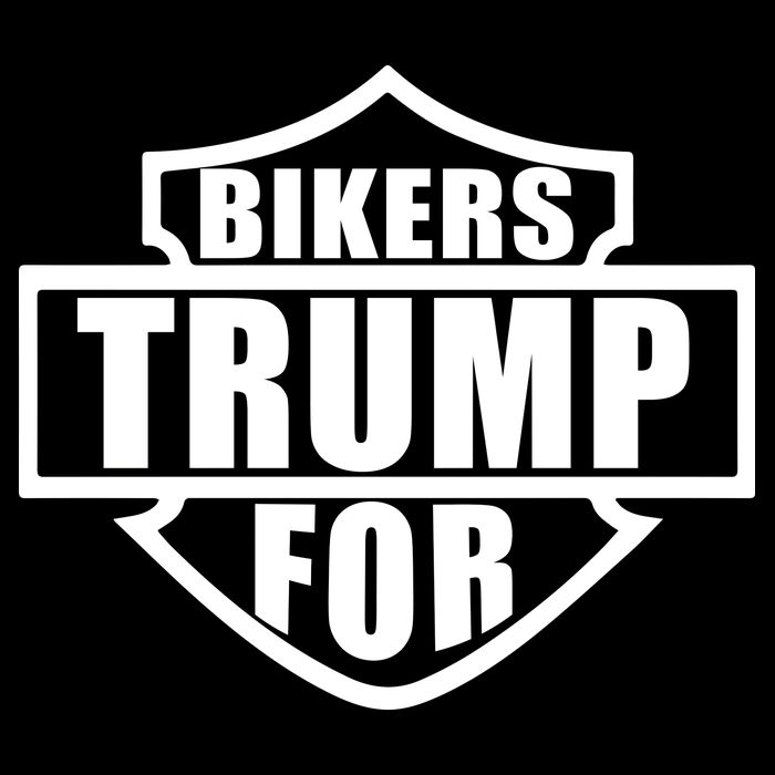 Bikers For Trump Poster