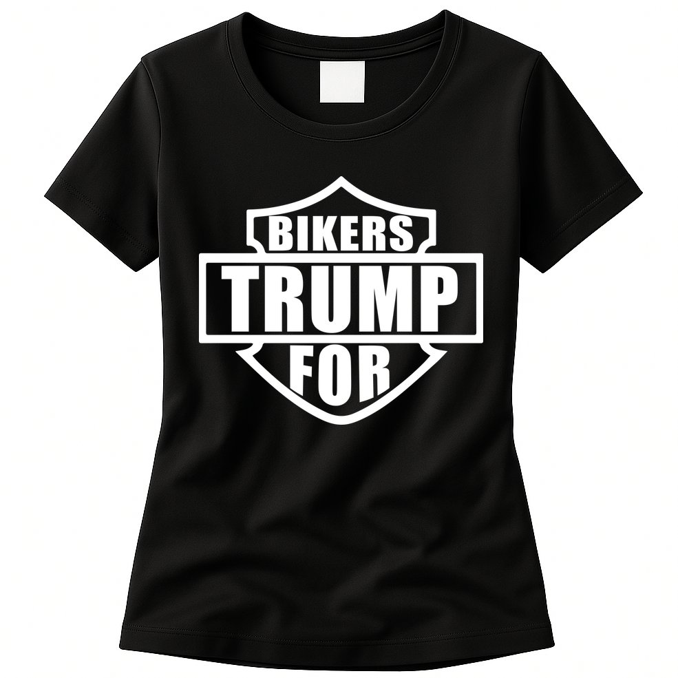 Bikers For Trump Womens T-Shirt