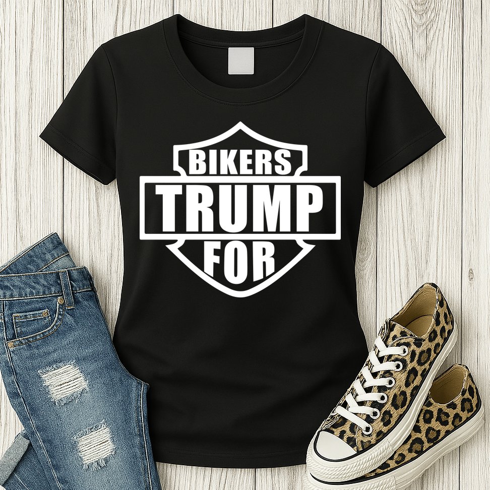 Bikers For Trump Womens T-Shirt